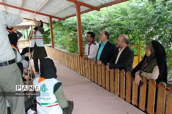 بازدید معاونان و مشاوران مدیرکل آموزش و‌ پرورش از پیش‌ اردوی پیشتازان سازمان دانش‌آموزی مازندران