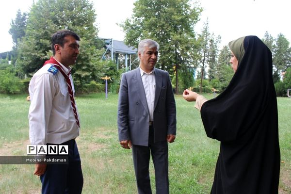 بازدید معاونان و مشاوران مدیرکل آموزش و‌ پرورش از پیش‌ اردوی پیشتازان سازمان دانش‌آموزی مازندران