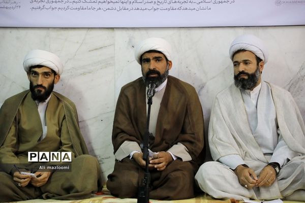 دیدار اعضای شورای جامع تبلیغ خراسان جنوبی با حجت الاسلام و المسلمین عبادی نماینده ولی فقیه در خراسان جنوبی