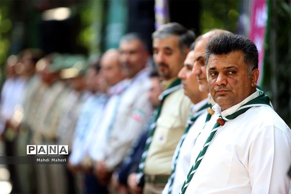 مراسم استقبال از دانش آموزان پیشتاز دختر در نهمین دوره اردوی ملی