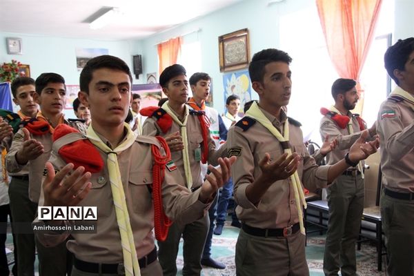 کلاس آموزشی پیرامید پیشتازان پسر اعزامی به نهمین دوره اردوی ملی
