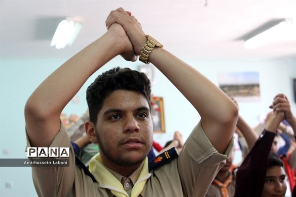 کلاس آموزشی پیرامید پیشتازان پسر اعزامی به نهمین دوره اردوی ملی