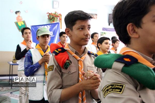 کلاس آموزشی پیرامید پیشتازان پسر اعزامی به نهمین دوره اردوی ملی