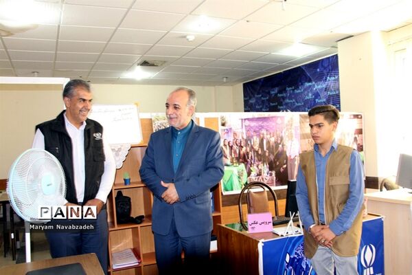 دیدار مدیرکل آموزش و پرورش  استان  خراسان جنوبی  با مدیر سازمان دانش‌آموزی و مسئول خبرگزاری پانای استان