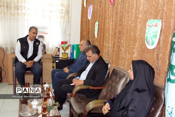 دیدار مدیرکل آموزش و پرورش  استان  خراسان جنوبی  با مدیر سازمان دانش‌آموزی و مسئول خبرگزاری پانای استان