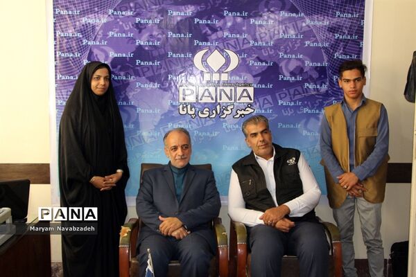 دیدار مدیرکل آموزش و پرورش  استان  خراسان جنوبی  با مدیر سازمان دانش‌آموزی و مسئول خبرگزاری پانای استان