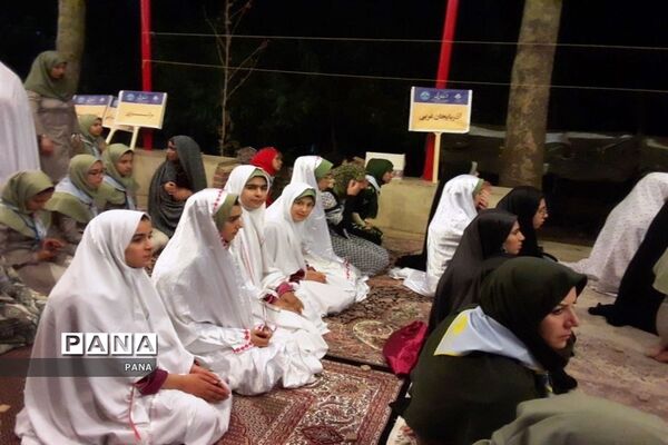 حضور پیشتازان دختر سازمان دانش آموزی آذربایجان غربی دراردوی ملی