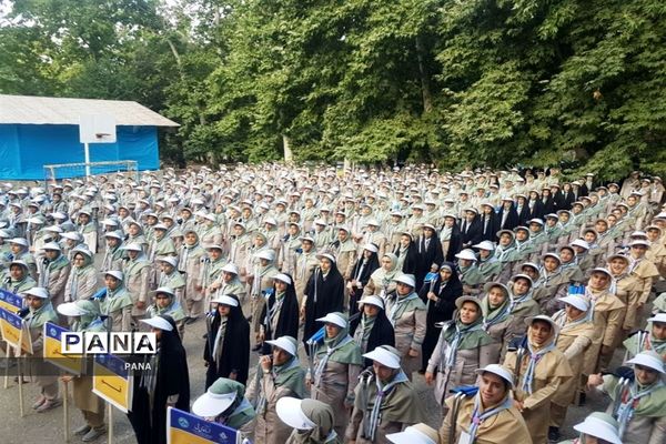 حضور پیشتازان دختر سازمان دانش آموزی آذربایجان غربی دراردوی ملی