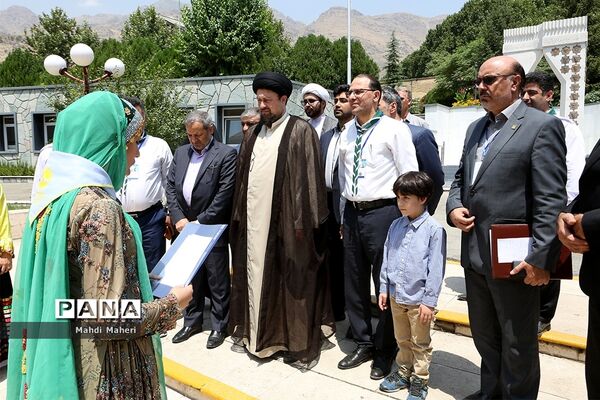 حضور حجت‌الاسلام سیدحسن خمینی در نهمین دوره اردوی ملی
