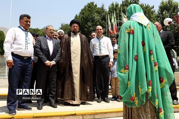 حضور حجت‌الاسلام سیدحسن خمینی در نهمین دوره اردوی ملی