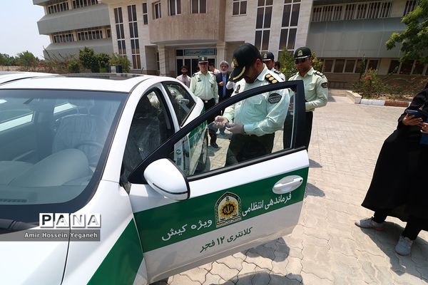 رونمایی از هشت خودوری نیروی انتظامی در روز خبرنگار