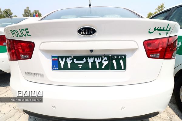 رونمایی از هشت خودوری نیروی انتظامی در روز خبرنگار