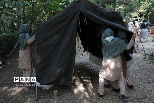 دومین روز از نهمین دوره اردوی ملی پیشتازان دختر-2