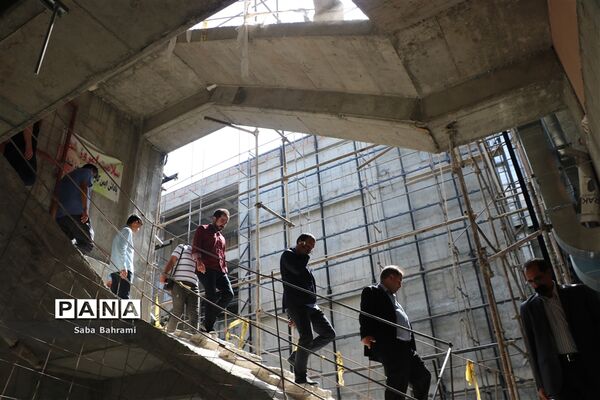 بازدید اعضای کانون مهندسین شهرقدس از پروژه درحال ساخت بیمارستان ۱۶۰ تختخوابی