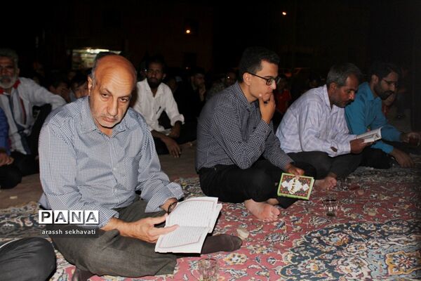مراسم چهلم تشییع شهدای گمنام  در روستای چهکند