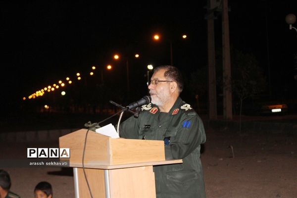 مراسم چهلم تشییع شهدای گمنام  در روستای چهکند