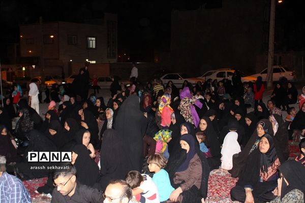 مراسم چهلم تشییع شهدای گمنام  در روستای چهکند