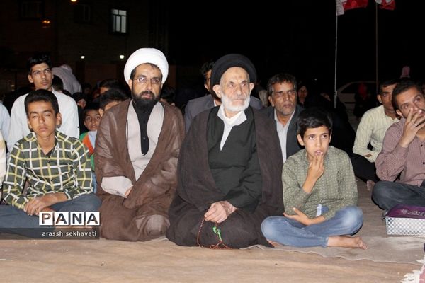 مراسم چهلم تشییع شهدای گمنام  در روستای چهکند