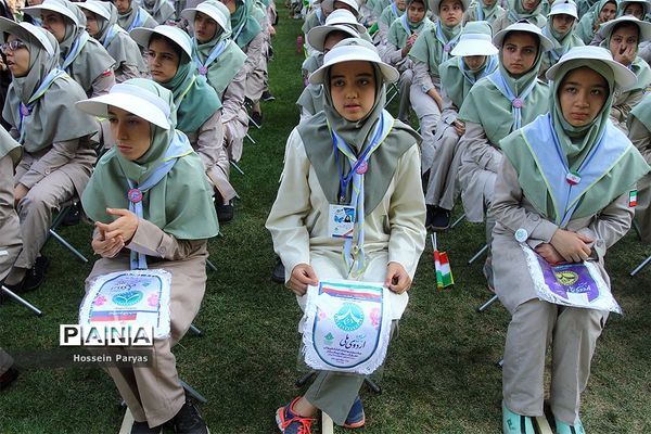 صبحگاه آخرین روز نهمین دوره اردوی ملی پیشتازان دختر