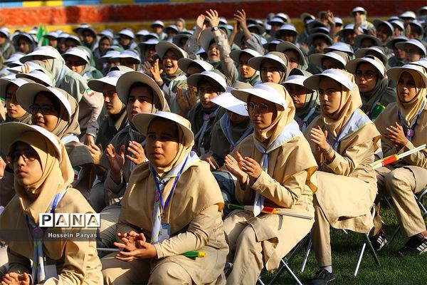 صبحگاه آخرین روز نهمین دوره اردوی ملی پیشتازان دختر