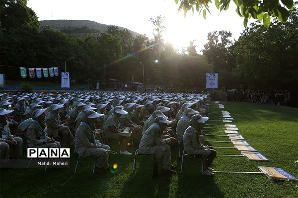 صبحگاه آخرین روز نهمین دوره اردوی ملی پیشتازان دختر