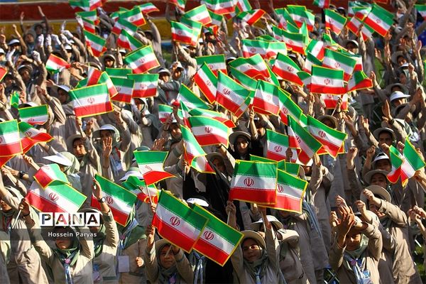 صبحگاه آخرین روز نهمین دوره اردوی ملی پیشتازان دختر