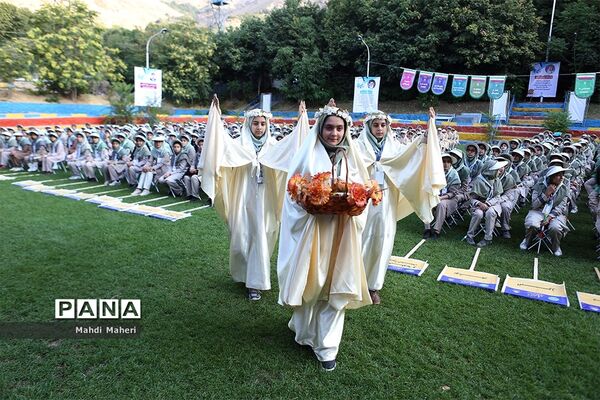صبحگاه آخرین روز نهمین دوره اردوی ملی پیشتازان دختر