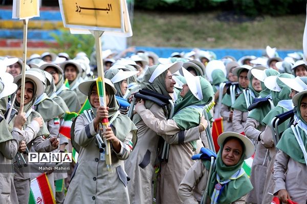 صبحگاه آخرین روز نهمین دوره اردوی ملی پیشتازان دختر