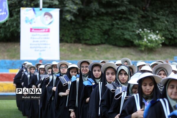 صبحگاه آخرین روز نهمین دوره اردوی ملی پیشتازان دختر
