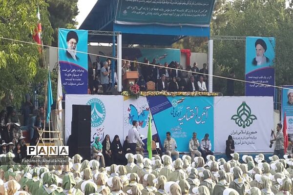 آیین اختتامیه نهمین دوره اردوی ملی دختران و سومین روز حضور پیشتازان خوزستانی