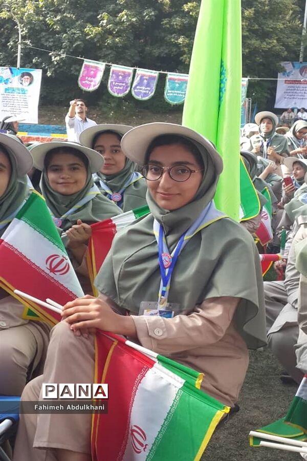 آیین اختتامیه نهمین دوره اردوی ملی دختران و سومین روز حضور پیشتازان خوزستانی