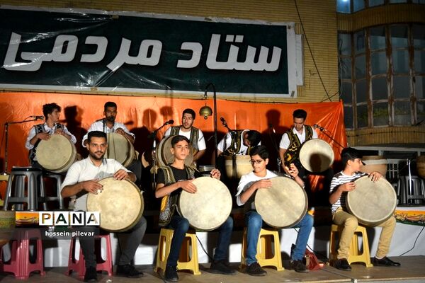 اجرای مشترک گروه ضرب و دمام زنی در بیرجند