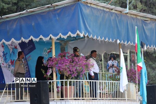 صبحگاه اولین روز نهمین دوره اردوی ملی پیشتازان کشور