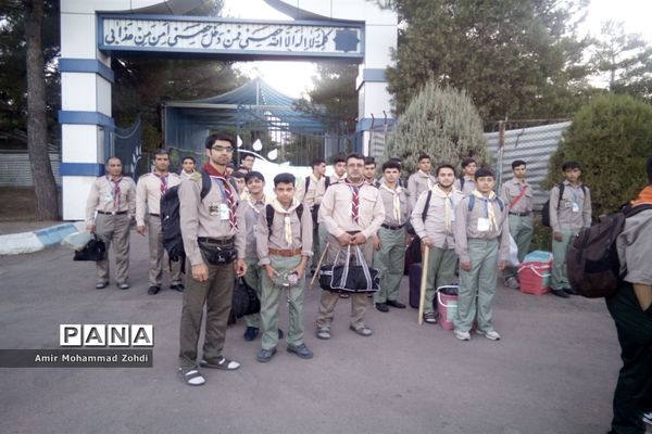 حضور پیشتازان پسر استان همدان در اردو ملی نیشابور