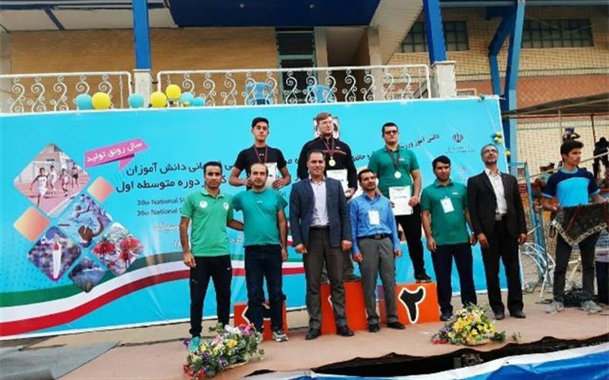 درخشش دانش آموزان پسر دو و میدانی کار زنجانی در مسابقات کشوری
