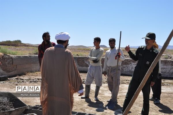 بازدید مسئولان از اردوی جهادی دانشجویان شهرستان خوسف