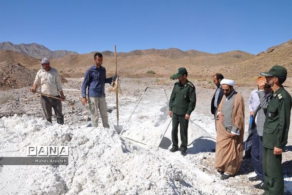 بازدید مسئولان از اردوی جهادی دانشجویان شهرستان خوسف