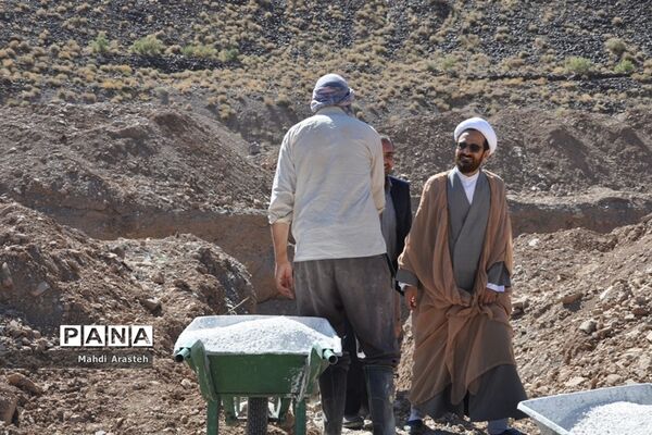 بازدید مسئولان از اردوی جهادی دانشجویان شهرستان خوسف
