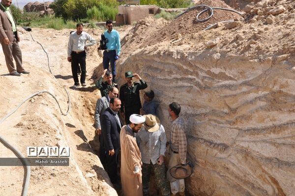 بازدید مسئولان از اردوی جهادی دانشجویان شهرستان خوسف