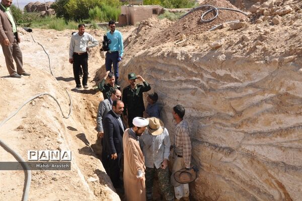 بازدید مسئولان از اردوی جهادی دانشجویان شهرستان خوسف