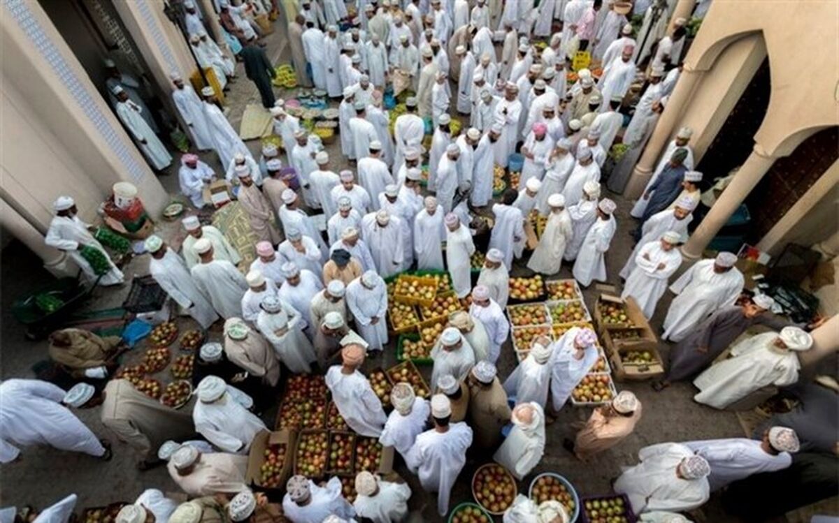 بازار انار عمان در عکس روز نشنال جئوگرافیک
