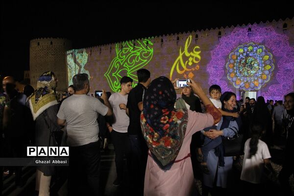 روایتگری نور بر دیواره‌های ارگ کریمخان زند