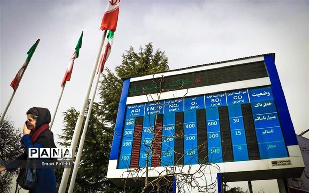 وضعیت کیفیت هوای پایتخت همزمان با پایان هفته