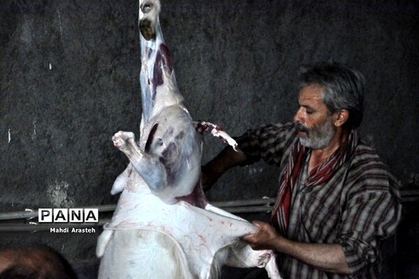 تقسیم گوشت نذری بین نیازمندان شهرستان خوسف