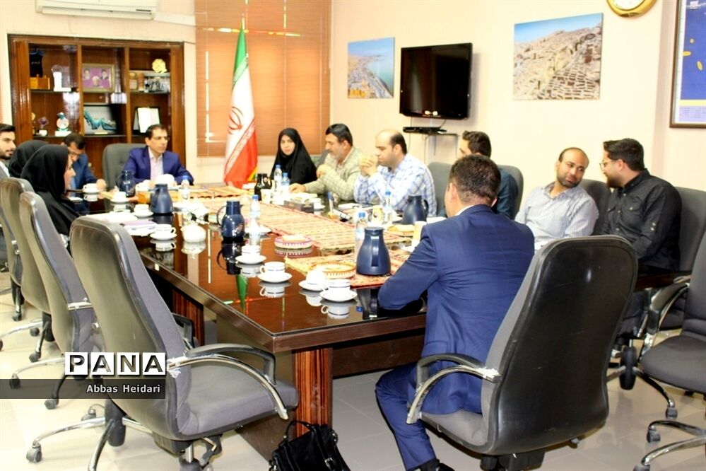 نشست خبری معاون سیاسی ،امنیتی و اجتماعی  استانداری بوشهر با مدیران خبرگزاری‌های استان بوشهر