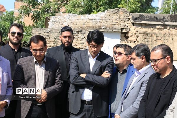 آیین کلنگ زنی خانه مطبوعات مازندران