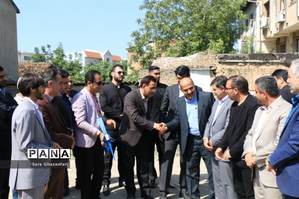 آیین کلنگ زنی خانه مطبوعات مازندران