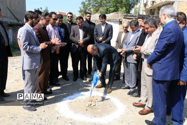 آیین کلنگ زنی خانه مطبوعات مازندران