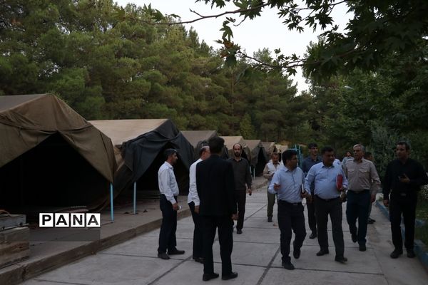 بازدید از فضای اردوگاه  شهید رجایی نیشابور جهت برگزاری اردوی ملی پیشتازان پسر