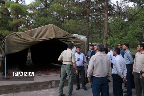بازدید از فضای اردوگاه  شهید رجایی نیشابور جهت برگزاری اردوی ملی پیشتازان پسر